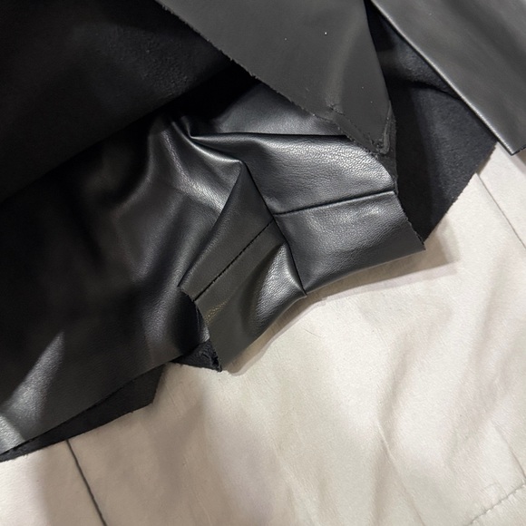 Zara faux leather skort - Picture 3 of 6